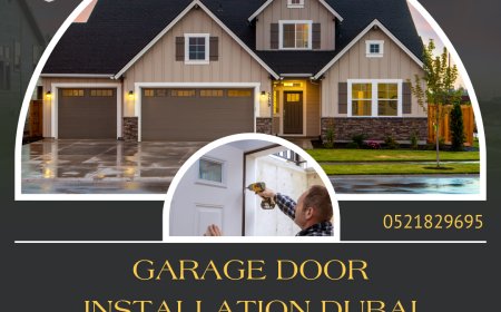 Aesthetic, Luxurious Option for Garage Door Installation Dubai