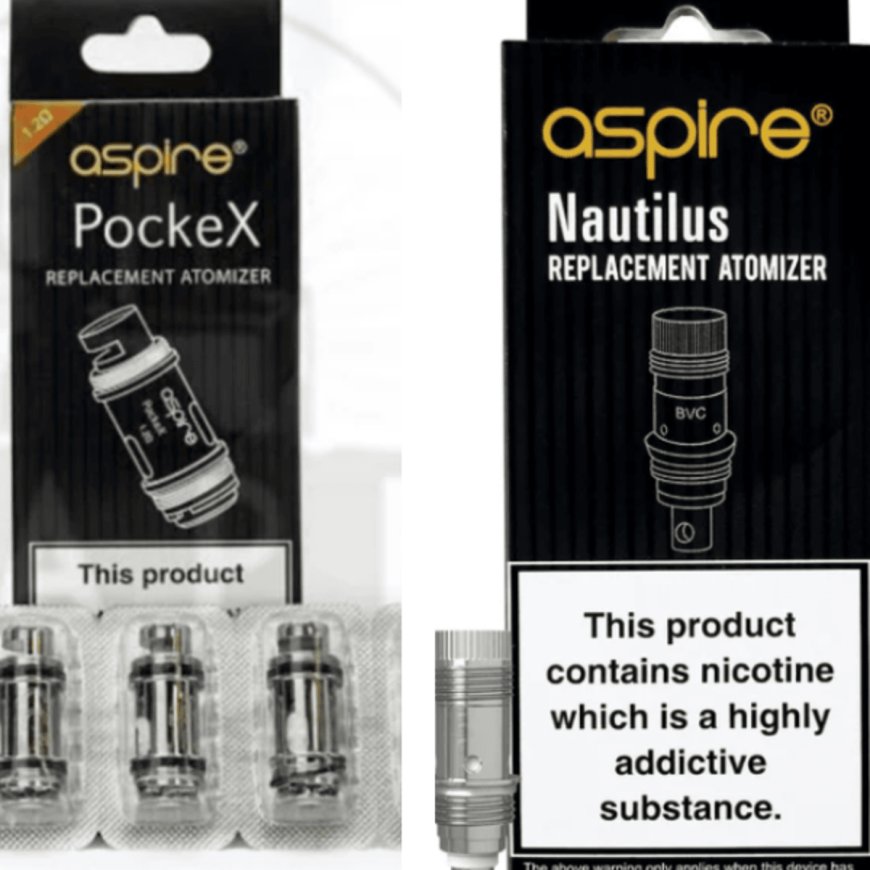 Discover the Power of Aspire PockeX Coils and Aspire Nautilus Coils from Vape Online Store
