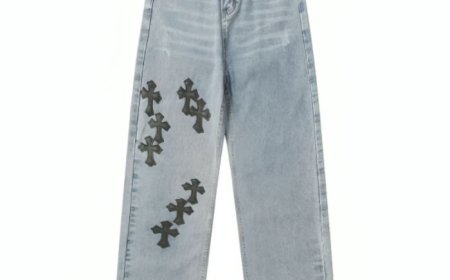 Chrome Hearts Jeans With Chains Look Fire