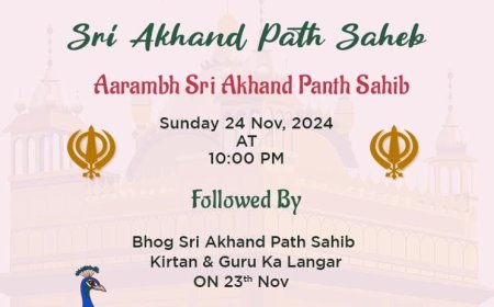 Akhand Path Invitation for New Home: Welcoming Spiritual Blessings