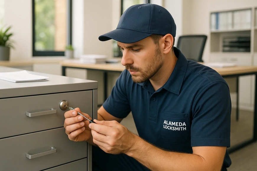 Why Is File Cabinet Lock Replacement Important for Office Security in Alameda?